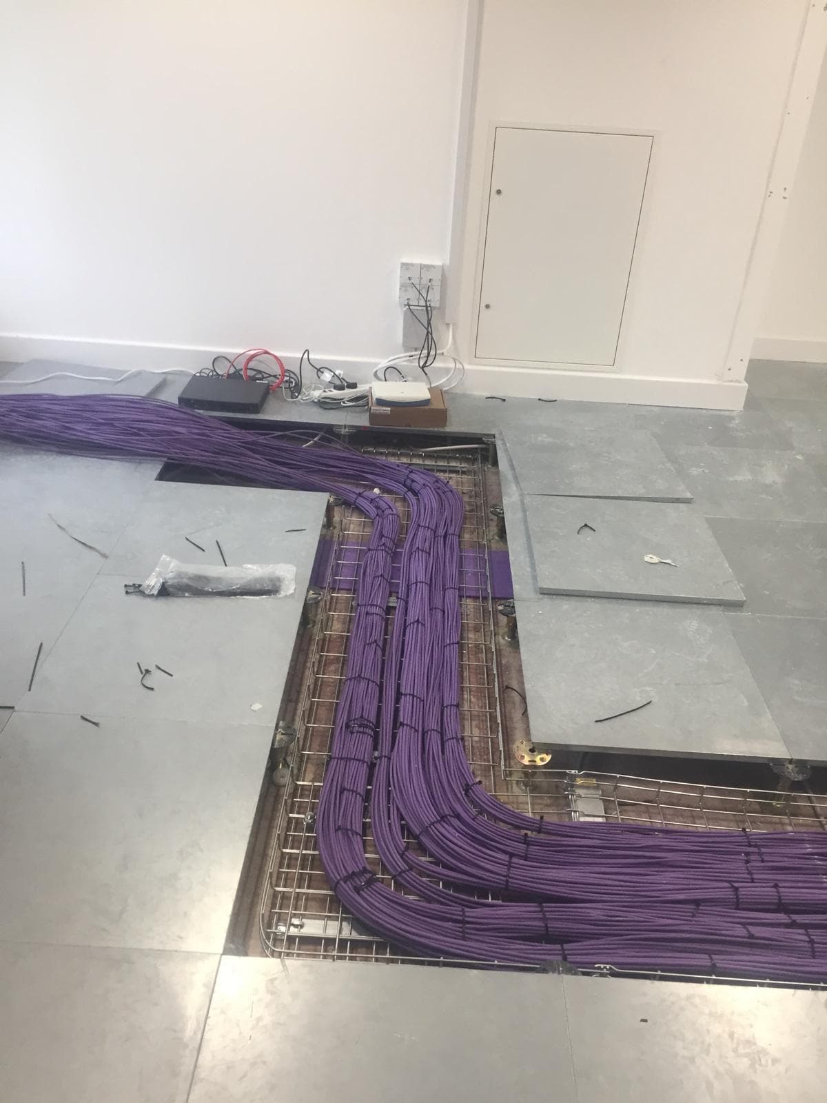Neat and tidy electrical wiring