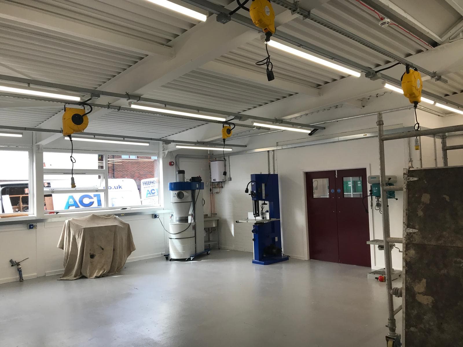 Commercial office electrical installation