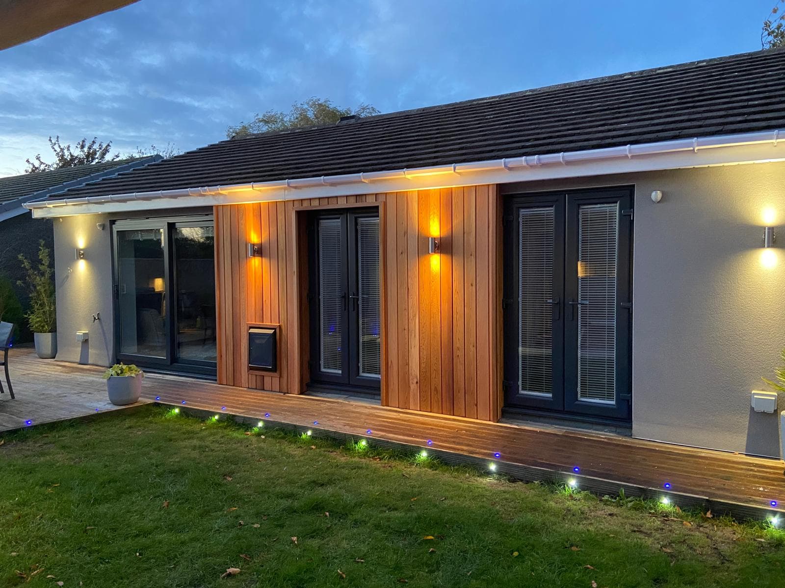 Garden room and office electrical work